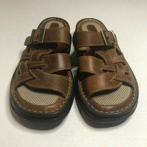 Born Leather Sandals, Woman's Size 7, Brown